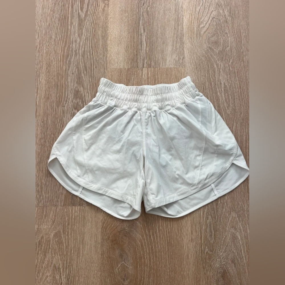 Women's White Athletic Shorts